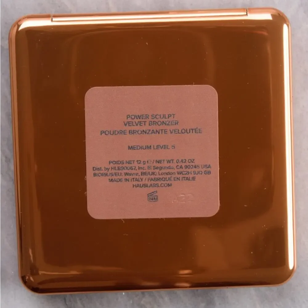 Haus Labs Power Sculpt Velvet Bronzer in Medium Level 5 Original Formula NIB